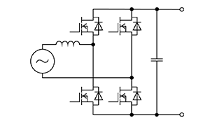 Totem-Pole Bridgeless PFC (Synchronous FETs)